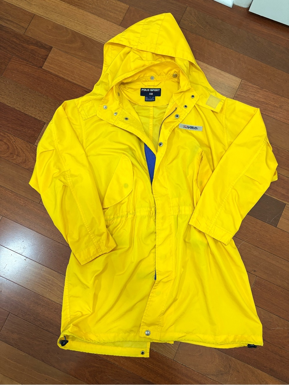Polo Ralph Lauren Vintage USA challenge sailing raincoat yellow women’s sm